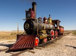 UP 119 on display at Promontory Summit, UT